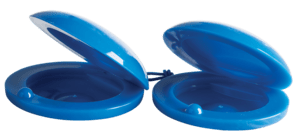 Plastic Castanets, Blue - ANGEL
