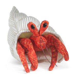 Hermit Crab, Finger Puppet- Mini