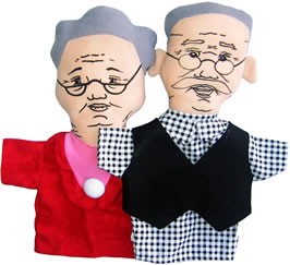 Grandparents Hand Puppets