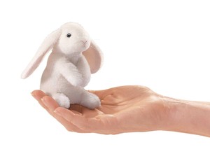 Rabbit, Lop Ear, Finger Puppet - Mini