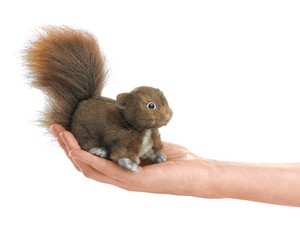 Red Squirrel, Finger Puppet - Mini