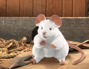 Mouse, White Puppet