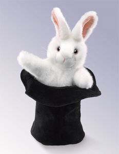 Rabbit in the Hat Puppet