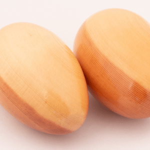 Egg Maracas Pair - Wooden Natural