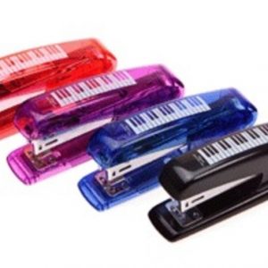 Stapler with music motif