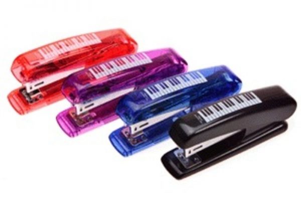 Stapler with music motif