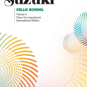 Suzuki Cello Piano Accompaniment Book Vol. 6