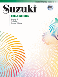 Suzuki Cello Book & CD 4