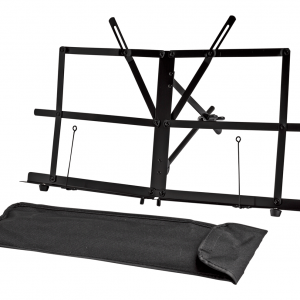 CPK- Black desk music stand with bag
