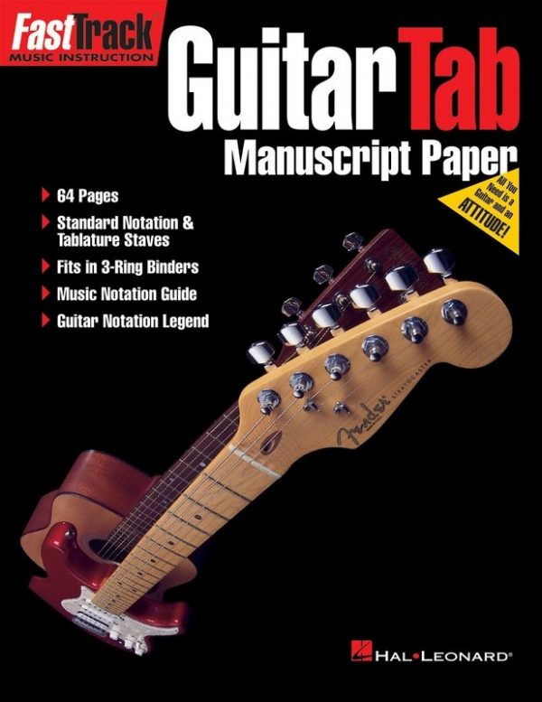 Guitar Tab Manuscript Paper