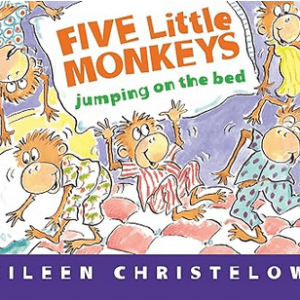 Five Little Monkeys jumping on the bed